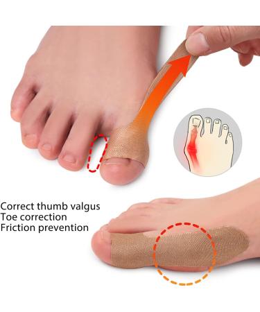 10 Turf-Toe Band Pieces for Pain Relief | Breathable Self-Adhesive Toe Smoothing - International Shipping - Buy Online on GoSupps.com