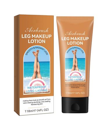 Nbhuiakl leg makeup waterproof 118ml makeup lotion for legs no easy application water resistant leg makeup and body bottom for skin