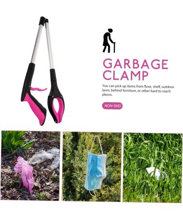 Grabber Garbage Scissor Tongs - Litter Picker Tool Aluminum Reacher for Easy Trash Pickup | 83x11cm - Buy Online on GoSupps.com