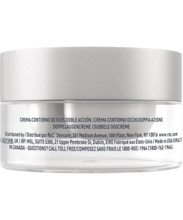 RoC Derm Correxion Dual Eye Cream 2-in-1 Eye Duo for Visible Eye Lift Upper Eye Gel & Lower Eye Cream Dermatologist-Approved - 10ml - Buy Online on GoSupps.com