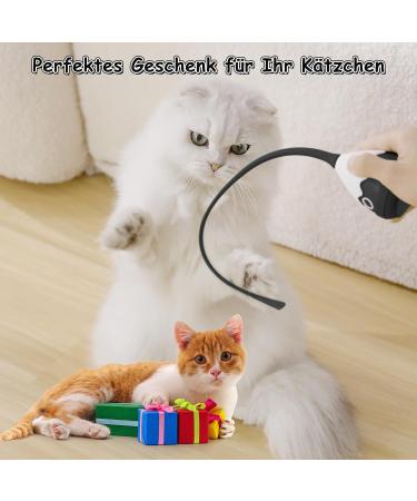 Lifefav 2-in-1 Cat Toys - Interactive Automatic Silicone Tail & Rechargeable Railway Toys for Kittens | Ships Internationally - Buy Online on GoSupps.com