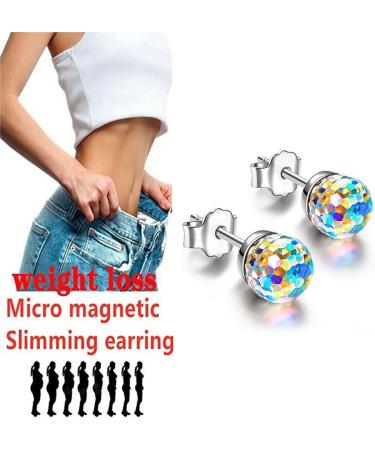 Magnetic Slimming Earrings Magnetic Ear Ornament Acupressure Weight Loss Earring Stimulating Acupoina Zunis Acupressure Earrings For Weight Loss Lymph Drainage Earrings Gifts 2pair - Buy Online on GoSupps.com