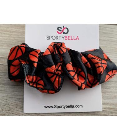 Premium Velvet Basketball Scrunchie - No Crease Hair Accessories Gift - Buy Online on GoSupps.com
