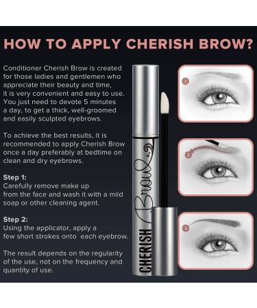 Eyebrow Growth Serum - Cherisher | Conditioner That Cherish Your Natural Brows Make It Bold Thick And Defined | Enhancer That Stimulates Regrowth New Eyebrows - Buy Online on GoSupps.com