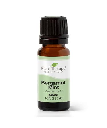Plant Therapy Bergamot Mint Essential Oil 10 mL (1/3 oz) 100% Pure Undiluted Therapeutic Grade