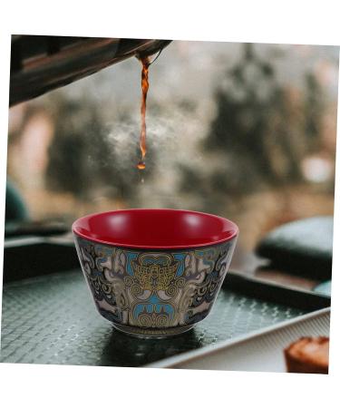 Zerodeko Ceramic Tea Cup Water Glasses Decor for Office Teacups Ceramic Cups for Tea Multifunction As Shown 1 8X8X4.8CM - Buy Online on GoSupps.com