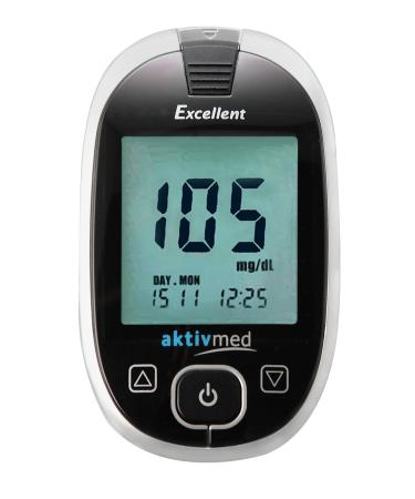GlucoCheck Excellent measuring system mg/dl including 60 blood glucose test strips