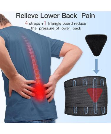 YAHA 2023 Back Brace with Lumbar Pad - Mesh Lumbar Support Belt for Lower Back Pain Relief - XL Size - Buy Online on GoSupps.com