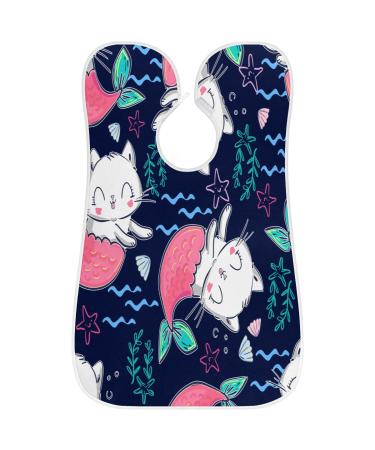 Cartoon Cats Beard Bib Apron for Men | Non-Stick Waterproof Hair Catcher | Perfect Grooming Gift with Suction Cups - Buy Online on GoSupps.com