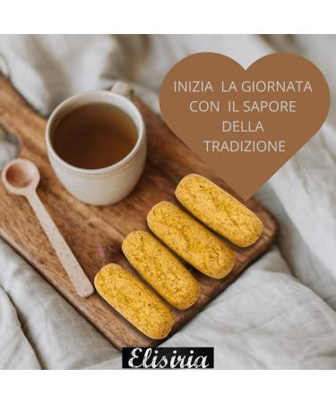  Elisiria MADE IN ITALY Elisiria - Sugar-Free Artisan Biscuits - 1 kg Pack - Perfect dry biscuits for breakfast and snacks made in Italy - Sugar-Free Biscuits - Buy Online on GoSupps.com