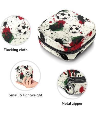 MUOOUM Blue Wave Storage Bag - Dolphin Pattern for Women & Teens | Zipper Pocket for Menstrual Pads Cups & Bandages - Buy Online on GoSupps.com