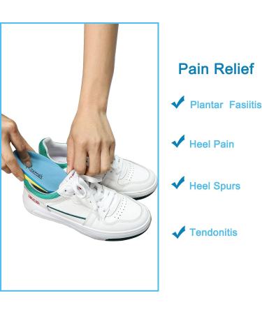 Koxmak TPE Gel Heel Cups 2 Pairs Women's (Size 4.5-12) - Heel Pain Relief & Shock Absorption - Buy Online on GoSupps.com