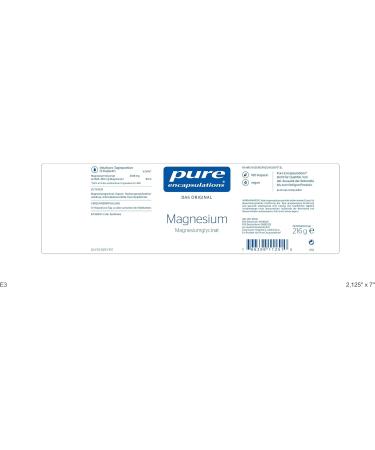 Pure Encapsulations Magnesium Glycinate - 180 Vegan Capsules for Optimal Absorption - International Shipping Available - Buy Online on GoSupps.com