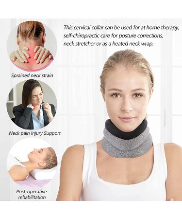 Soft Cervical Collar for Neck Pain Relief | Stabilizes & Aligns Vertebrae | Medium Size for Men & Women | Pack of 1 - Buy Online on GoSupps.com