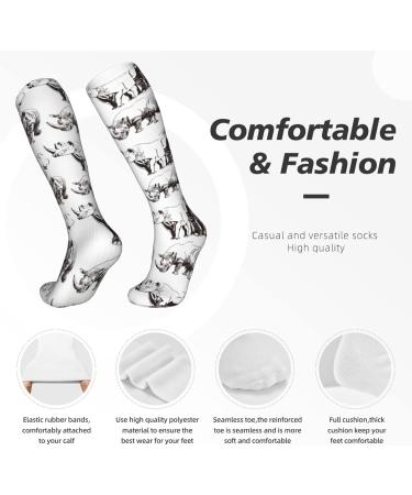 Rhino Compression Socks for Men & Women 15-20 mmHg Support for Athletic Running & Cycling | Boost Circulation - Buy Online on GoSupps.com
