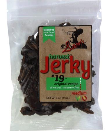 Sam's Harvest Jerky - Original Recipe, 4 oz. Bag (Pack of 4) 4 Ounce (Pack of 4)