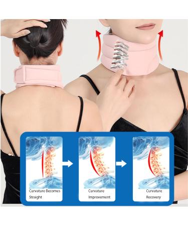 Neck Brace for Sleeping Neck Support Brace for Pressure Relief Neck Anti-Aging Support for Men and Women Sleep Aid Neck Brace (Pink) - Buy Online on GoSupps.com
