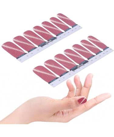 Adhesive Nail Wraps Eco friendly Charming Unique Nail Polish Strip for Salons(20) - Buy Online on GoSupps.com