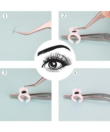 300PCS Plastic Glue Rings for Eyelash Extensions - Lash Glue Holder | Eyelash Extension Supplies - Buy Online on GoSupps.com