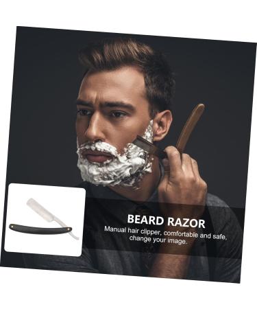 Magiclulu 3-in-1 Razor Sharpener & Manual Shaving Razor for Men Precision Haircutting Tools with Wooden Handle - Buy Online on GoSupps.com