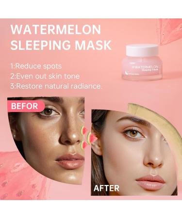 Black Tea 2 pieces watermelon sleeping mask watermelon night mask watermelon glow night mask watermelon sleeping mask moisturizing refines pores for smooth skin for all skin types - Buy Online on GoSupps.com