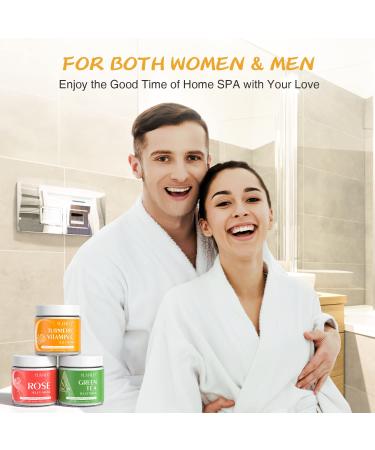 Turmeric Vitamin C Jelly Mask Set for Facial Skin Care - Hydrating, Nourishing, Brightening | Peel-Off Powder Mask with Rose and Green Tea | Includes Mixing Bowl & Spatula - Buy Online on GoSupps.com