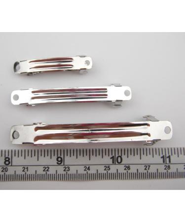 DIY Hair Clip Kit - 35pcs Assorted Size & Design Alligator, Barrette, Snap, Bobby Pin Clips with Container - Buy Online on GoSupps.com