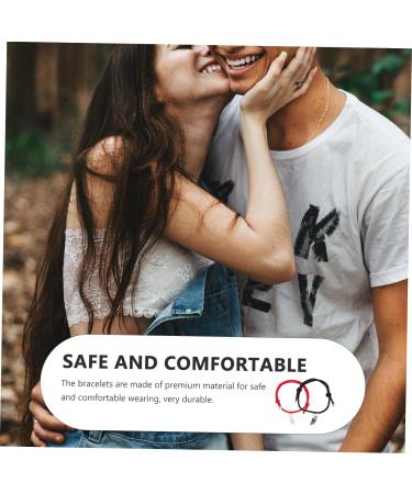 SOIMISS 3 Pairs couple hands romantic gifts trendy bracelets dainty bracelet Couple Wristband Gift friendship bracele girlfriend bracelet Valentine's Day Jewelry Gift Stylish - Buy Online on GoSupps.com