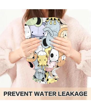 Naanle Zoo Animal Hot Water Bottle | 1L Transparent Warm Steadel | Pain Relief & Cold Therapy for Hands & Feet - Buy Online on GoSupps.com
