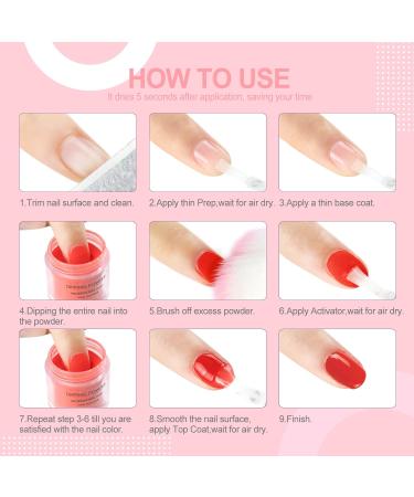 COSCELIA 3 Colors Dipping Powder Kit - Base & Top Coat Matte Top Coat Activator | Perfect Manicure Set for Nail Lovers - Shop Now! - Buy Online on GoSupps.com