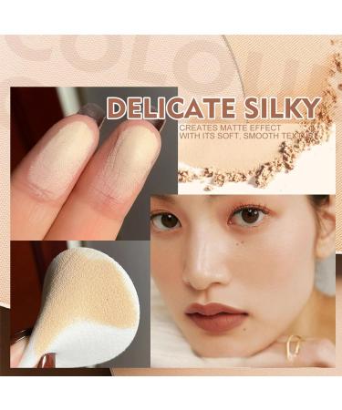 GAGK Matte Perfection Pressed Powder GAGK Pressed Powder Oil Control Face Pressed Powder Waterproof Long Lasting Finishing Powder Compact (Ivory color) - Buy Online on GoSupps.com