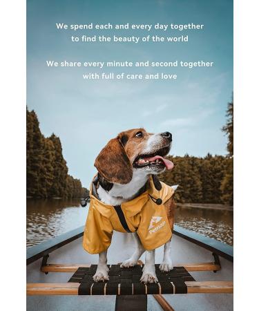 Petridge Waterproof Four-Legged Dog Jacket Raincoat - Navy - Size 40 - Buy Online on GoSupps.com