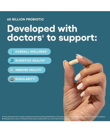 Physician's CHOICE - Optimal Gut Health Bundle: 60 Billion Probiotics 60ct + Digestive Enzymes for Digestive Comfort and Immune Support - Buy Online on GoSupps.com