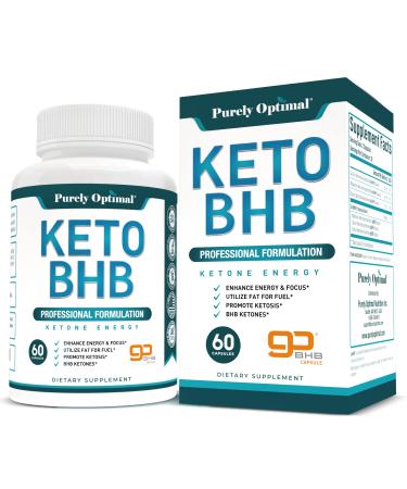 Premium Keto Diet Pills Boost Energy & Focus Manage - 60 Capsules