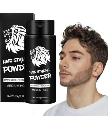 Poudre capillaire pour homme 15 g | Poudre coiffante la des cheveux Poudre volumisante longue dur e texturante pour femmes hommes f tes rendez-vous unisexe - Buy Online on GoSupps.com