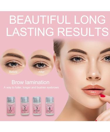 Professional Lash Lift & Brow Lamination Kit - DIY Eyelash & Eyebrow Perm Lasts 6-8 Weeks Easy Home Use - 4in1 Supplies - Buy Online on GoSupps.com