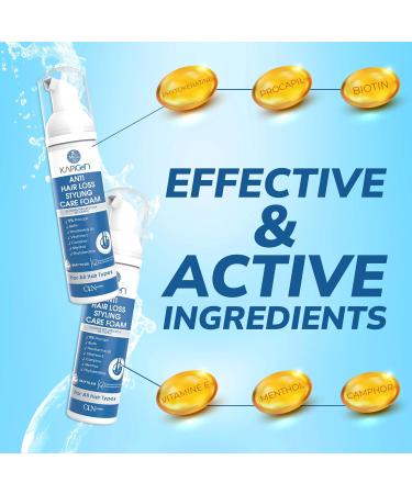 MCG Hair Loss Treatment Mousse for Men and Women - Procapil Biotin Formula - No Minoxidil Side Effects - Hair Thickening Products - 75ml - Buy Online on GoSupps.com
