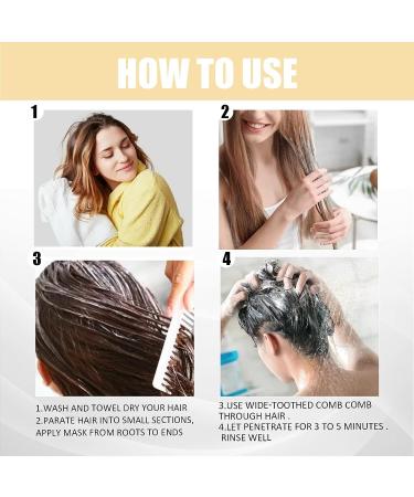 Pure Keratin Repair Hairmask Shinyhair Instant Keratin Hair Repair Mask Pure Magical Treatment Hair Mask Pure Keratin Hair Mask Pure Keratin Argan Oil Hair Mask (3 Pcs) - Buy Online on GoSupps.com