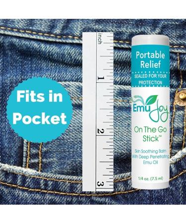 On The Go Handy First Aid Stick | Bug Bite Relief for Bees, Wasps, Spiders, Mosquitoes | Soothes Chapped Skin, Scratches, Burns | 0.25 Ounce Stick (Pack of 1) - Buy Online on GoSupps.com