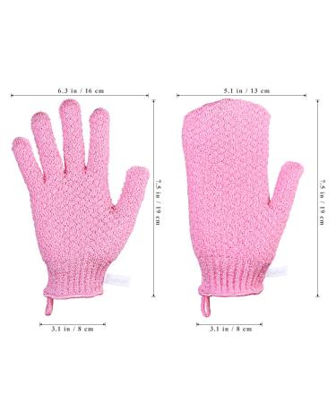 Exfoliating Gloves - Double Sided Scrubbing Bath Gloves for Men Women & Kids | 6 Pairs for Ultimate Skin Care - Buy Online on GoSupps.com
