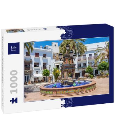 Lais Puzzle The famous Plaza de Espa a (Spain Square) in Vejer de la Frontera Cadiz Andalusia Spain 1000 pieces