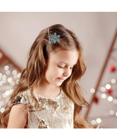 Lurrose 6pcs Snowflake Crystal Hairpins - Bridal Rhinestone Bobby Pins for Wedding, Prom & Parties - Buy Online on GoSupps.com