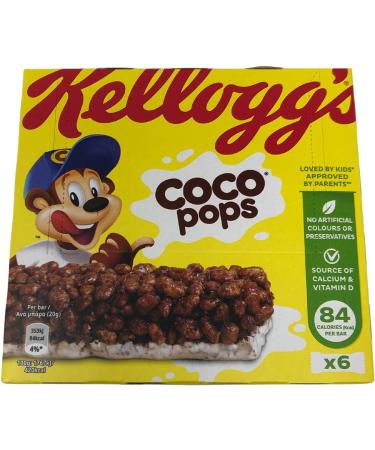 Multiple Kelloggs Coco Pops Lot de 18 barres de riz Krispies 20 g x 18 barres de 20 g - Buy Online on GoSupps.com