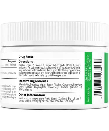 Uber Numb 5 Lidocaine Topical Numbing Cream - Maximum Strength Pain Relief 2 oz - Vitamin E and Allantoin Infused Anesthetic Cream - CR 2 Ounce Pack of 1 - Buy Online on GoSupps.com