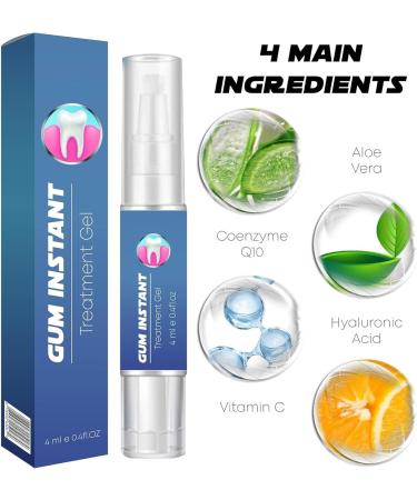Allude Gfouk Gum Instant Treatment Gel - 4ml Gum Therapy & Tooth Elevator for Rejuvenating Gums | International Shipping Available - Buy Online on GoSupps.com