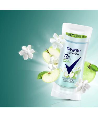 Degree Advanced Antiperspirant Deodorant for Women - 72-Hour Apple & Gardenia Protection, 4-Pack (2.6 oz Each) - Buy Online on GoSupps.com