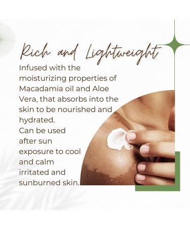 Hydra-Opulence Macadamia Body Lotion for Women and Men All-Natural Cruelty-Free Moisturizer with Aloe Vera. Ideal for Sensitive Skin Eczema Rosacea Sunburn Massages. (16.9 fl oz) 16.9 Fl Oz (Pack of 1) - Buy Online on GoSupps.com