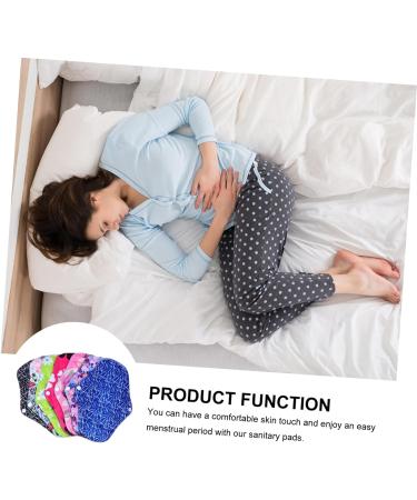 Washable Reusable Menstrual Pads Set - Bamboo & Carbon Fiber - 2 Sets of Aunt Towel Napkins - Cherish Pads for Women & Nursing Mothers - Eco-Friendly Period Pads - Buy Online on GoSupps.com