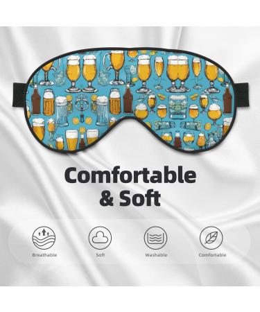 Beer Bubble Sleep Mask - Adjustable Breathable & Fashionable Eye Mask for Ultimate Comfort | International Shipping - Buy Online on GoSupps.com