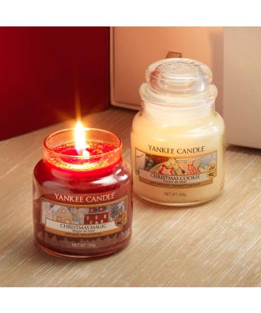 Yankee Candle Christmas Cookie Scented Candle in Glass (Small) | Up to 30 Hours Burn Time | Perfect Holiday Gift - Buy Online on GoSupps.com
